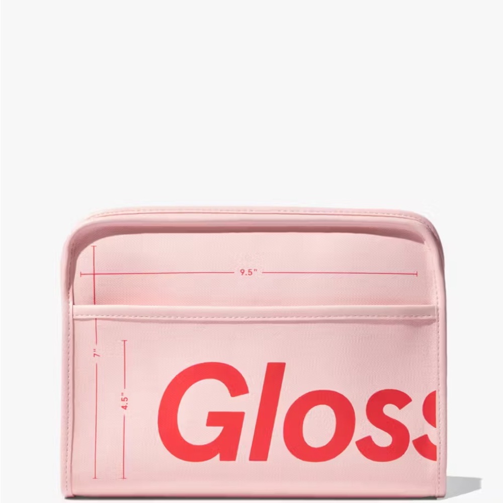 Glossier Pink Beauty Bag